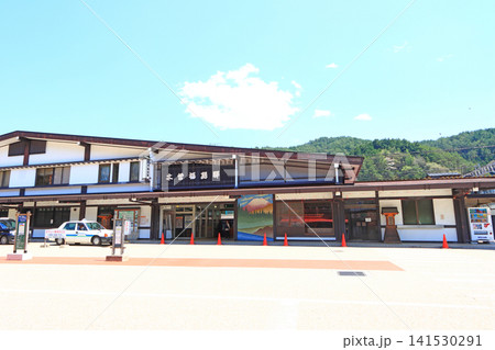 長野県木曽郡木曽町、木曽福島駅の風景 141530291
