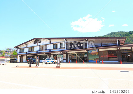 長野県木曽郡木曽町、木曽福島駅の風景 長野県木曽郡木曽町、木曽福島駅の風景 141530292