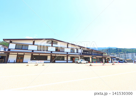 長野県木曽郡木曽町、木曽福島駅の風景 長野県木曽郡木曽町、木曽福島駅の風景 141530300