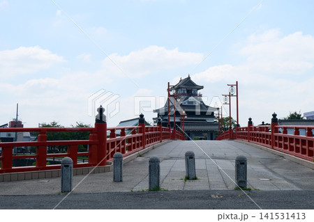 愛知県清須市_清洲城大手橋5_2025年7月 愛知県清須市_清洲城大手橋5_2025年7月 141531413