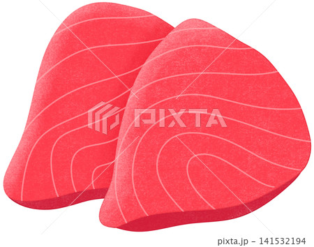 red tuna meat 141532194