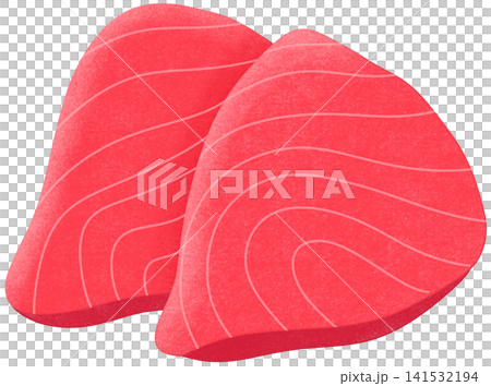 red tuna meat 141532194