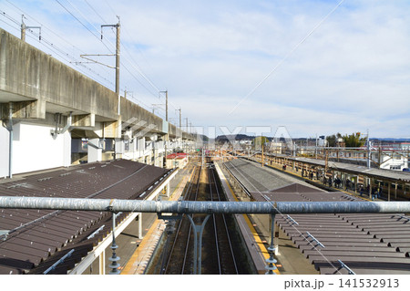 JR東日本宇都宮線　黒磯駅の風景(2023年冬) 141532913