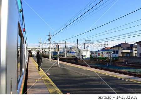 JR東日本宇都宮線 小金井駅の風景(2023年冬) JR東日本宇都宮線 小金井駅の風景(2023年冬) 141532918