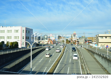 JR東日本宇都宮線 雀宮駅と宇都宮駅間の風景(2023年冬) JR東日本宇都宮線 雀宮駅と宇都宮駅間の風景(2023年冬) 141532920