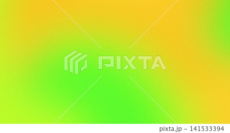 Abstract yellow and green gradient background. Vibrant neon color blend with soft texture. 141533394