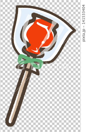 りんご飴のイラスト りんご飴のイラスト 141533404