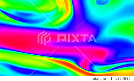 Neon Rainbow Fluid Wave Abstract Background Neon Rainbow Fluid Wave Abstract Background 141533655
