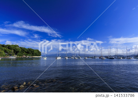 西伊豆から見た駿河湾と富士山 西伊豆から見た駿河湾と富士山 141533786
