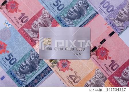 A credit card for contactless cashless payments via a terminal or online. A credit card 141534387
