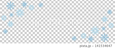 Snowflake banner frame Snowflake banner frame 141534647