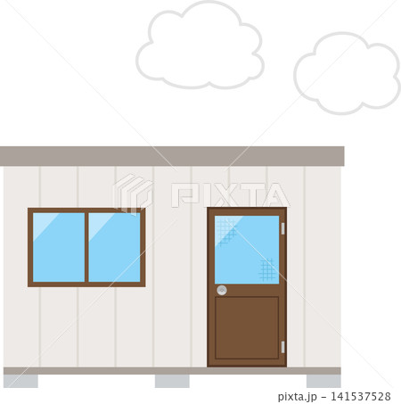 プレハブ小屋の外観 プレハブ小屋の外観 141537528