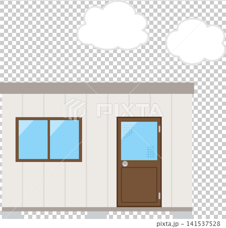 プレハブ小屋の外観 プレハブ小屋の外観 141537528
