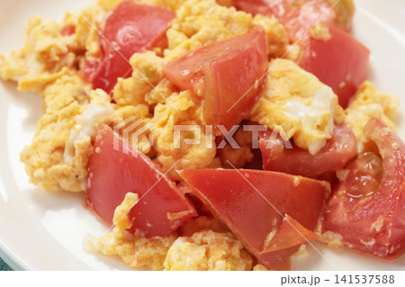 トマトと卵の炒め物 トマトと卵の炒め物 141537588