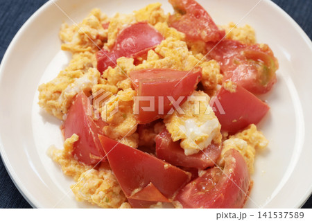 トマトと卵の炒め物 トマトと卵の炒め物 141537589