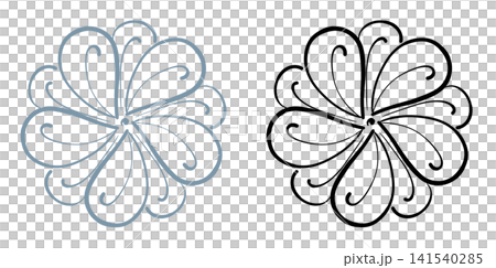 It is a line drawing of a flower in full bloom. It is a line drawing of a flower in full bloom. 141540285