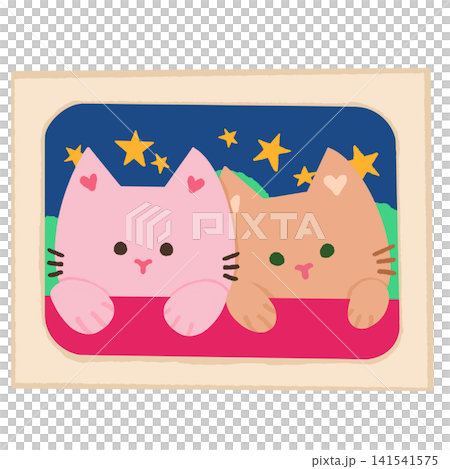 Two cute kitten photo 141541575
