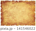 Old parchment paper with torn edges and vintage look 141546022