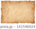Old parchment paper with torn edges and vintage look 141546024