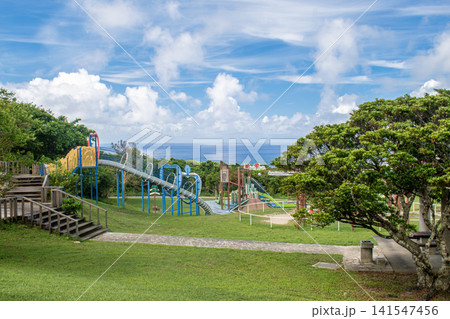 南城市のグスクロード公園の遊具 141547456