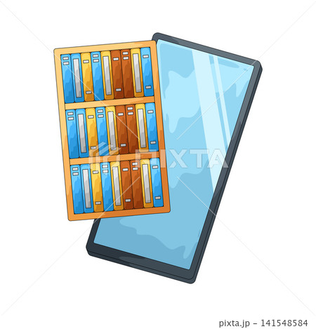 Illustration of Course Library Illustration of Course Library 141548584