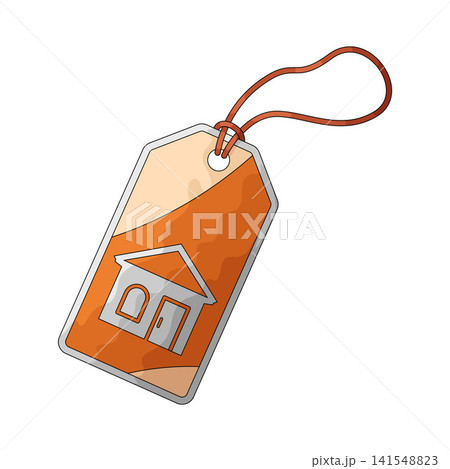Illustration of House Price Tag 141548823