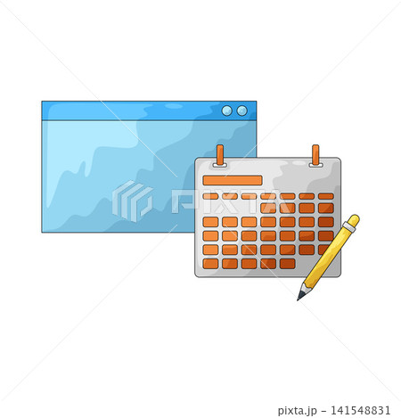 Illustration of Class Schedule Illustration of Class Schedule 141548831