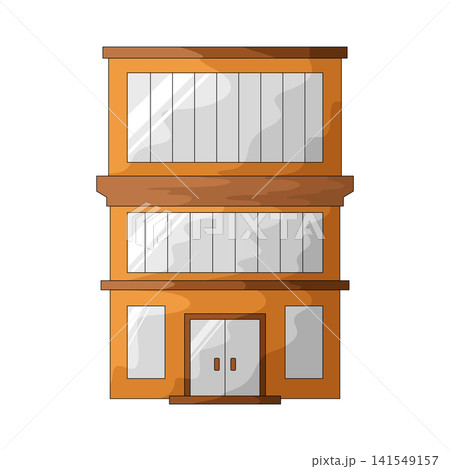 Illustration of Office Building Illustration of Office Building 141549157