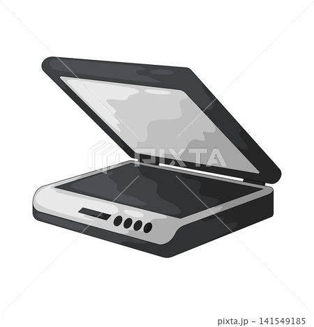 Illustration of Flatbed Scanner 141549185