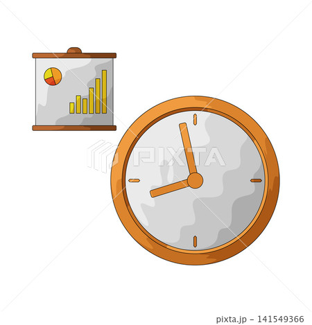 Illustration of Meeting Time Illustration of Meeting Time 141549366