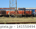 秋田港へ留置されていた廃棄されるブルートレイン車両など 141550494