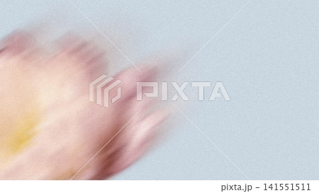 Blurred pink flower bloom is occupying left soft-grain pastel art, pale blue backdrop, copy space Blurred pink flower bloom is occupying left soft-grain pastel art, pale blue backdrop, copy space 141551511