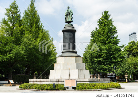 The Statue of Omura Masujiro at Yasukuni Shrine in Chiyoda, Tokyo, Japan. He is known as the father of the modern Japanese army. The Statue of Omura Masujiro at Yasukuni Shrine in Chiyoda, Tokyo, Japan. He is known as the father of the modern Japanese army. 141551743