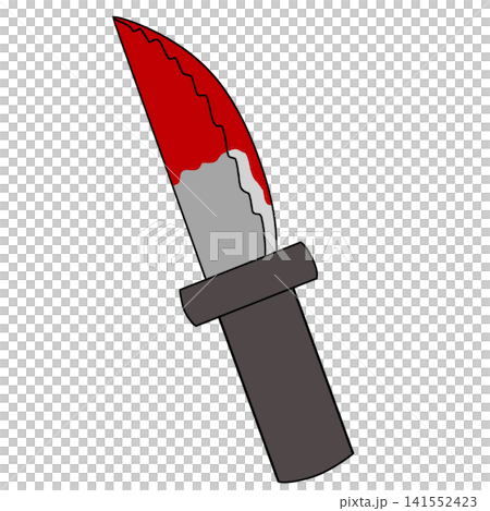 Blood-stained knife Blood-stained knife 141552423