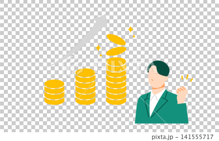 Asset management and saving illustrations that illustrate good cost performance. Asset management and saving illustrations that illustrate good cost performance. 141555717