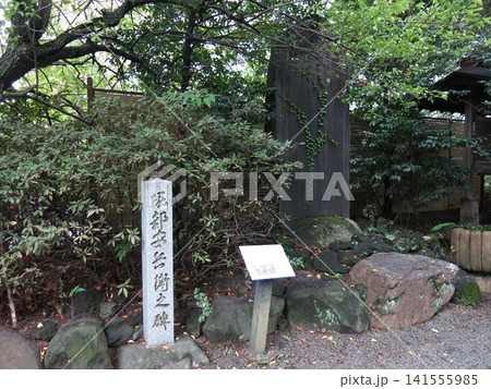 新宿区の水稲荷神社にある堀部武庸加功遺跡之碑(堀部安兵衛之碑) 新宿区の水稲荷神社にある堀部武庸加功遺跡之碑(堀部安兵衛之碑) 141555985