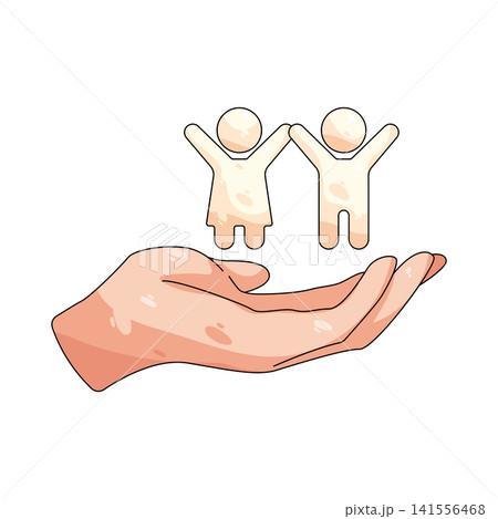 Illustration of child rights Illustration of child rights 141556468