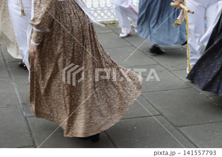 Traditional Basque dance in a folk festival Traditional Basque dance in a folk festival 141557793