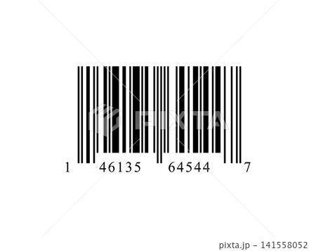 Universal UPC product code barcode graphic illustration for retail, warehouse Universal UPC product code barcode graphic illustration for retail, warehouse 141558052