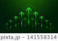 a dynamic representation of sustainable investment, illustrating the principles of green finance 141558314
