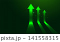 a dynamic representation of sustainable investment, illustrating the principles of green finance 141558315