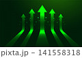 a dynamic representation of sustainable investment, illustrating the principles of green finance 141558318