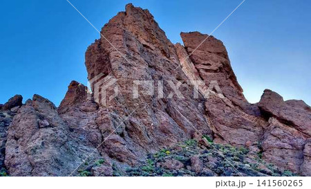 The Majestic Rocky Formation at Sunset provides a breathtaking view of natures beauty The Majestic Rocky Formation at Sunset provides a breathtaking view of natures beauty 141560265