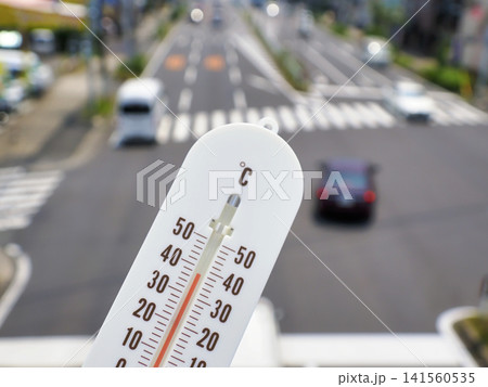 35℃以上の猛暑イメージ 35℃以上の猛暑イメージ 141560535