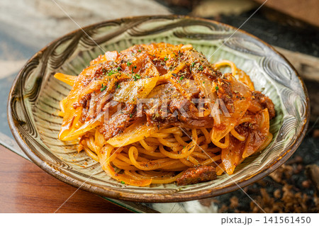 じっくり煮込んだお肉のラグーパスタ じっくり煮込んだお肉のラグーパスタ 141561450