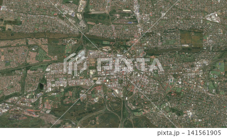 Top-down aerial illustration of Pretoria, South Africa Top-down aerial illustration of Pretoria, South Africa 141561905