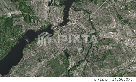 Top-down aerial illustration of Ottawa, Canada Top-down aerial illustration of Ottawa, Canada 141562070
