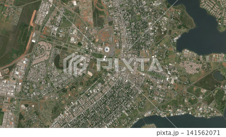 Top-down aerial illustration of Brasilia, Brazil Top-down aerial illustration of Brasilia, Brazil 141562071