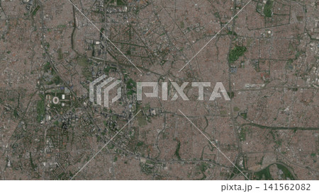 Top-down aerial illustration of Jakarta, Indonesia Top-down aerial illustration of Jakarta, Indonesia 141562082