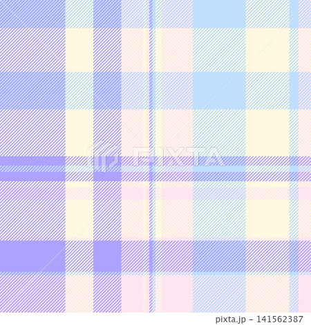 Purity background fabric check, coat vector textile pattern. Duvet tartan seamless plaid texture in light and cornsilk colors. Purity background fabric check, coat vector textile pattern. Duvet tartan seamless plaid texture in light and cornsilk colors. 141562387